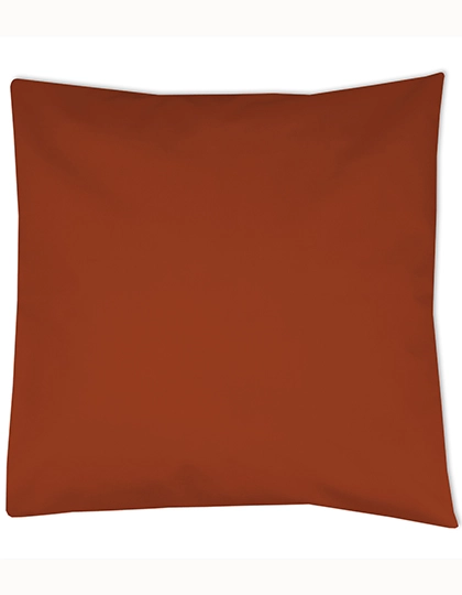 Pillow Case zum Besticken und Bedrucken in der Farbe Terracotta (ca. Pantone 4840) mit Ihren Logo, Schriftzug oder Motiv.