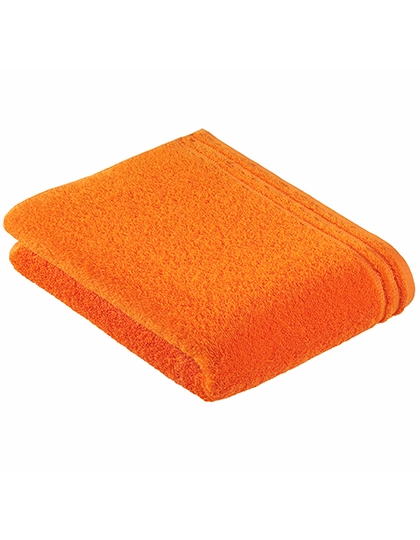 Calypso Feeling Duschtuch zum Besticken und Bedrucken in der Farbe Orange mit Ihren Logo, Schriftzug oder Motiv.