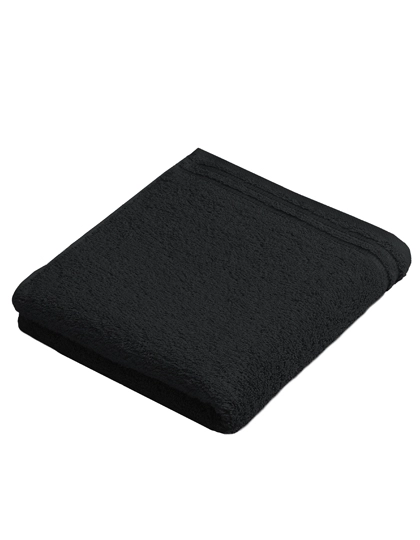 Calypso Feeling Handtuch zum Besticken und Bedrucken in der Farbe Black mit Ihren Logo, Schriftzug oder Motiv.