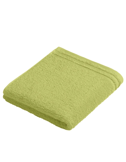 Calypso Feeling Handtuch zum Besticken und Bedrucken in der Farbe Meadowgreen mit Ihren Logo, Schriftzug oder Motiv.