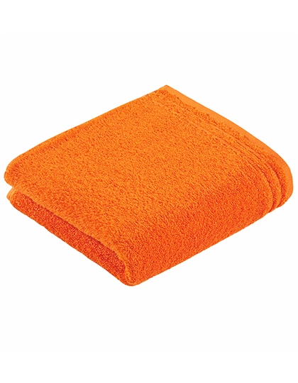 Calypso Feeling Handtuch zum Besticken und Bedrucken in der Farbe Orange mit Ihren Logo, Schriftzug oder Motiv.