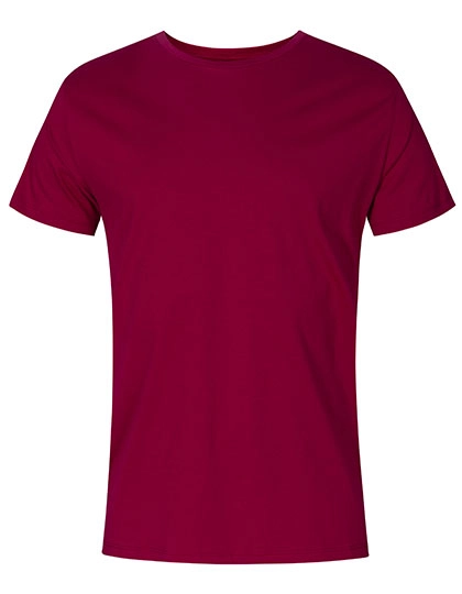 Men´s Roundneck T-Shirt zum Besticken und Bedrucken in der Farbe Berry mit Ihren Logo, Schriftzug oder Motiv.