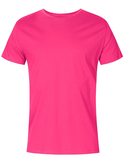 Men´s Roundneck T-Shirt zum Besticken und Bedrucken in der Farbe Bright Rose mit Ihren Logo, Schriftzug oder Motiv.