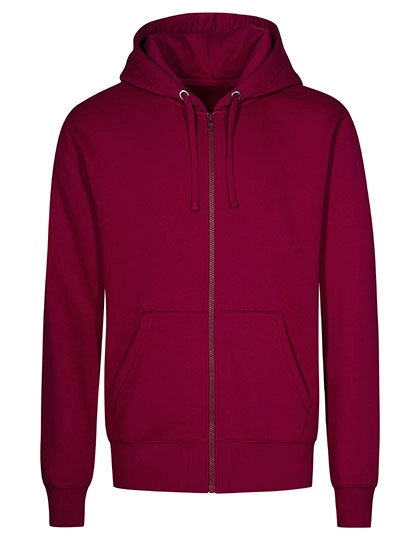 Men´s Hoody Jacket zum Besticken und Bedrucken in der Farbe Berry mit Ihren Logo, Schriftzug oder Motiv.