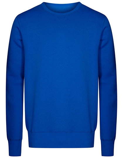 Men´s Sweater zum Besticken und Bedrucken in der Farbe Azur Blue mit Ihren Logo, Schriftzug oder Motiv.