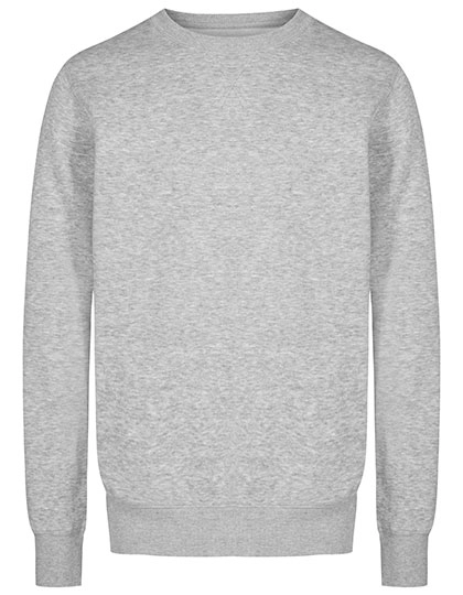 Men´s Sweater zum Besticken und Bedrucken in der Farbe Heather Grey mit Ihren Logo, Schriftzug oder Motiv.