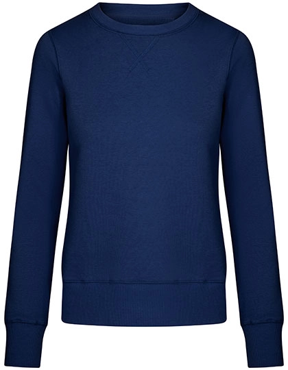 Women´s Sweater zum Besticken und Bedrucken in der Farbe French Navy mit Ihren Logo, Schriftzug oder Motiv.