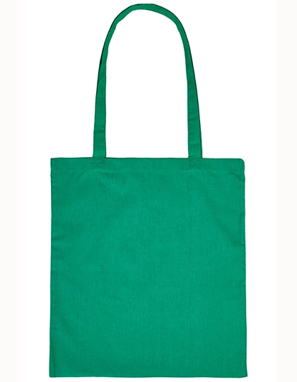 Cotton Bag Long Handles zum Besticken und Bedrucken in der Farbe Dark Green (ca. Pantone 348C) mit Ihren Logo, Schriftzug oder Motiv.