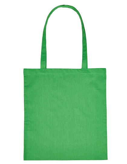 Cotton Bag Long Handles zum Besticken und Bedrucken in der Farbe Light Green (ca. Pantone 361C) mit Ihren Logo, Schriftzug oder Motiv.