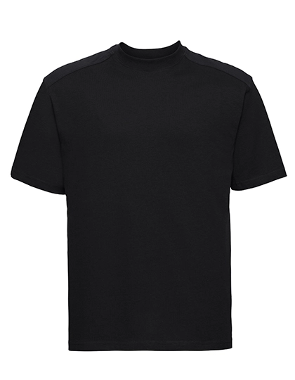 Heavy Duty Workwear T-Shirt zum Besticken und Bedrucken in der Farbe Black mit Ihren Logo, Schriftzug oder Motiv.