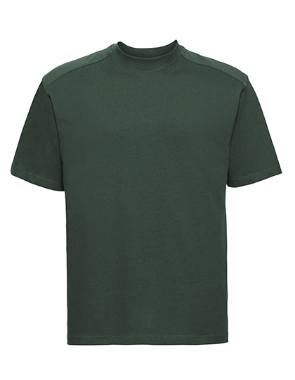 Heavy Duty Workwear T-Shirt zum Besticken und Bedrucken in der Farbe Bottle Green mit Ihren Logo, Schriftzug oder Motiv.