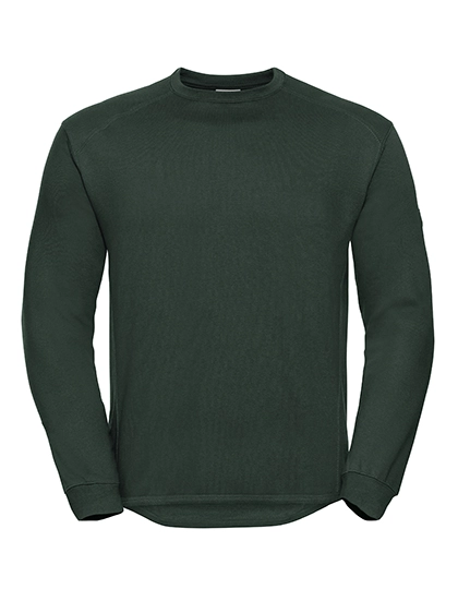 Heavy Duty Workwear Sweatshirt zum Besticken und Bedrucken in der Farbe Bottle Green mit Ihren Logo, Schriftzug oder Motiv.