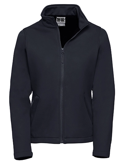 Ladies´ Smart Softshell Jacket zum Besticken und Bedrucken in der Farbe French Navy mit Ihren Logo, Schriftzug oder Motiv.