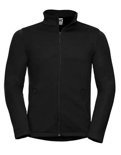 Men´s Smart Softshell Jacket zum Besticken und Bedrucken in der Farbe Black mit Ihren Logo, Schriftzug oder Motiv.
