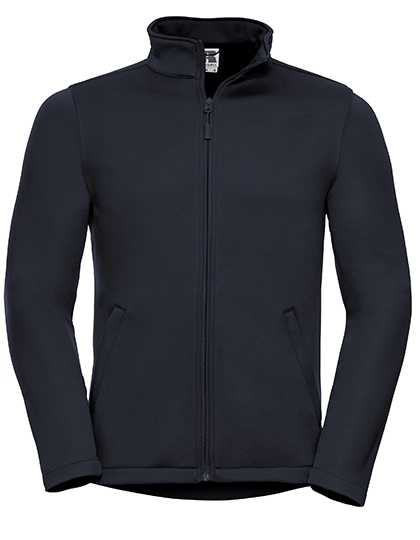 Men´s Smart Softshell Jacket zum Besticken und Bedrucken in der Farbe French Navy mit Ihren Logo, Schriftzug oder Motiv.