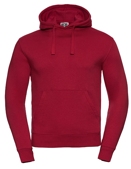 Men´s Authentic Hooded Sweat zum Besticken und Bedrucken in der Farbe Classic Red mit Ihren Logo, Schriftzug oder Motiv.