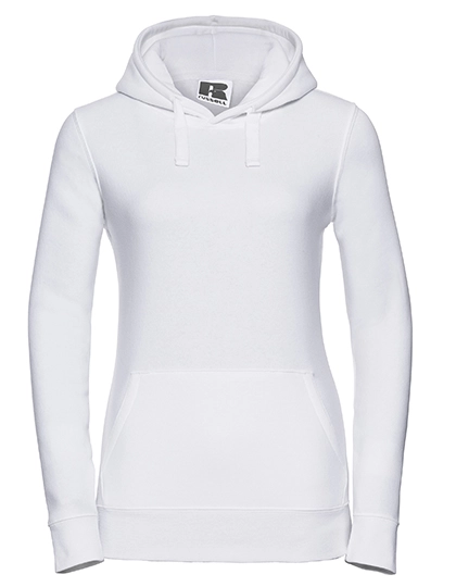 Ladies´ Authentic Hooded Sweat zum Besticken und Bedrucken in der Farbe White mit Ihren Logo, Schriftzug oder Motiv.