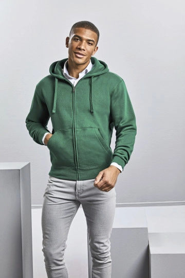 Men´s Authentic Zipped Hood Jacket zum Besticken und Bedrucken mit Ihren Logo, Schriftzug oder Motiv.