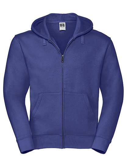 Men´s Authentic Zipped Hood Jacket zum Besticken und Bedrucken in der Farbe Bright Royal mit Ihren Logo, Schriftzug oder Motiv.
