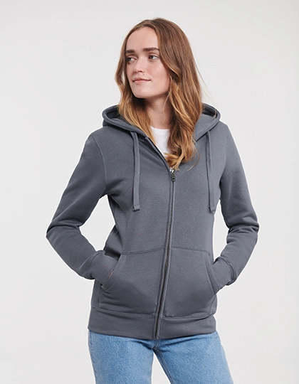 Ladies´ Authentic Zipped Hood Jacket zum Besticken und Bedrucken mit Ihren Logo, Schriftzug oder Motiv.