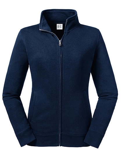 Ladies´ Authentic Sweat Jacket zum Besticken und Bedrucken in der Farbe French Navy mit Ihren Logo, Schriftzug oder Motiv.