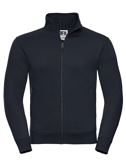 Authentic Sweat Jacket zum Besticken und Bedrucken in der Farbe French Navy mit Ihren Logo, Schriftzug oder Motiv.