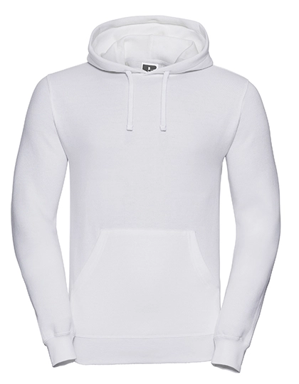 Hooded Sweatshirt zum Besticken und Bedrucken in der Farbe White mit Ihren Logo, Schriftzug oder Motiv.