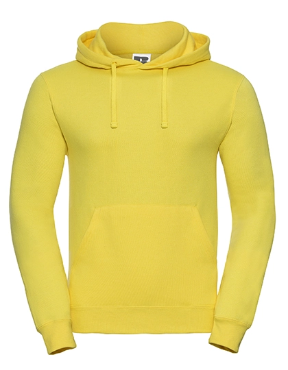 Hooded Sweatshirt zum Besticken und Bedrucken in der Farbe Yellow mit Ihren Logo, Schriftzug oder Motiv.
