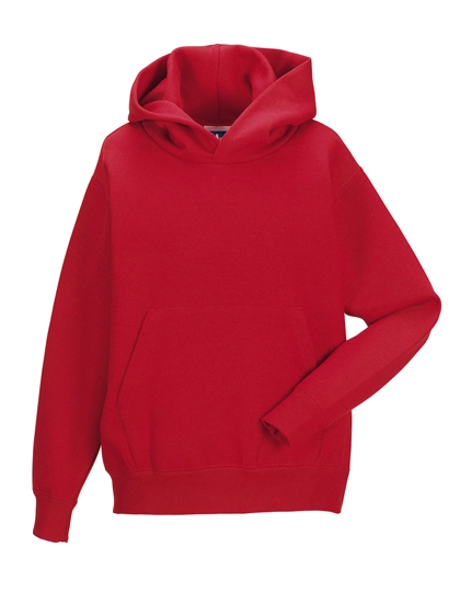 Kids´ Hooded Sweatshirt zum Besticken und Bedrucken in der Farbe Classic Red mit Ihren Logo, Schriftzug oder Motiv.