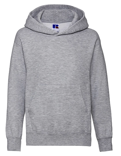 Kids´ Hooded Sweatshirt zum Besticken und Bedrucken in der Farbe Light Oxford (Heather) mit Ihren Logo, Schriftzug oder Motiv.