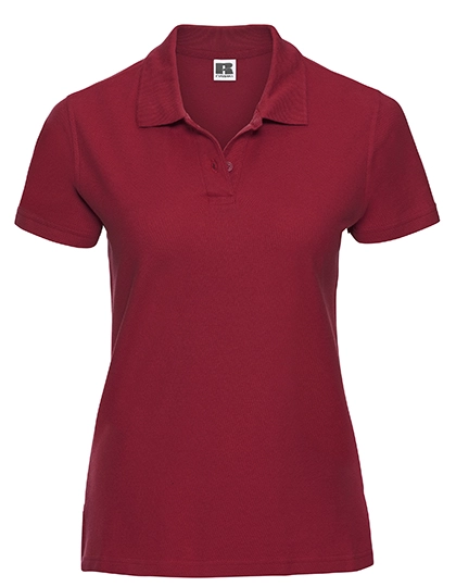 Ladies´ Ultimate Cotton Polo zum Besticken und Bedrucken in der Farbe Classic Red mit Ihren Logo, Schriftzug oder Motiv.