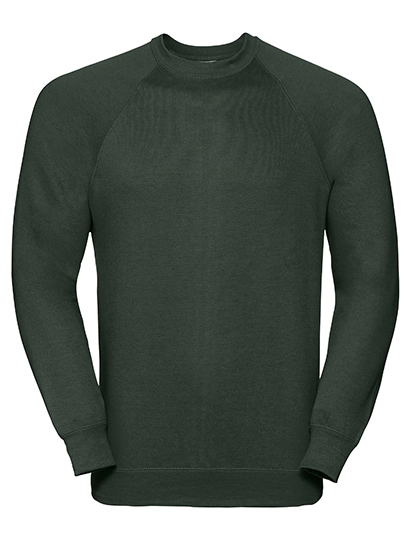 Classic Sweatshirt zum Besticken und Bedrucken in der Farbe Bottle Green mit Ihren Logo, Schriftzug oder Motiv.