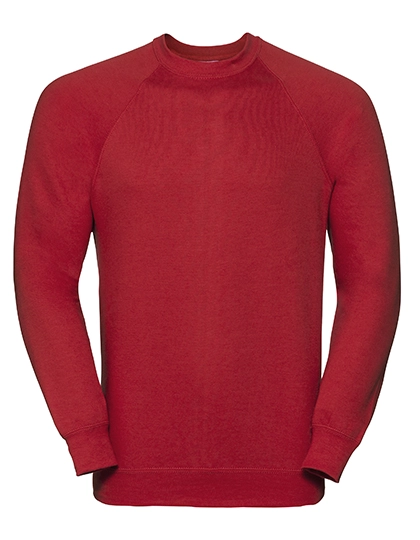 Classic Sweatshirt zum Besticken und Bedrucken in der Farbe Bright Red mit Ihren Logo, Schriftzug oder Motiv.