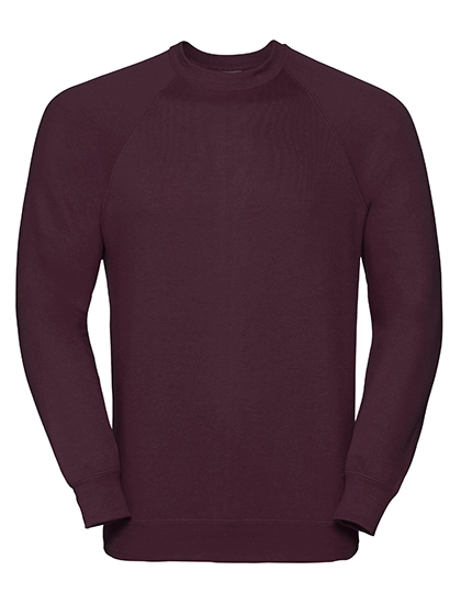 Classic Sweatshirt zum Besticken und Bedrucken in der Farbe Burgundy mit Ihren Logo, Schriftzug oder Motiv.