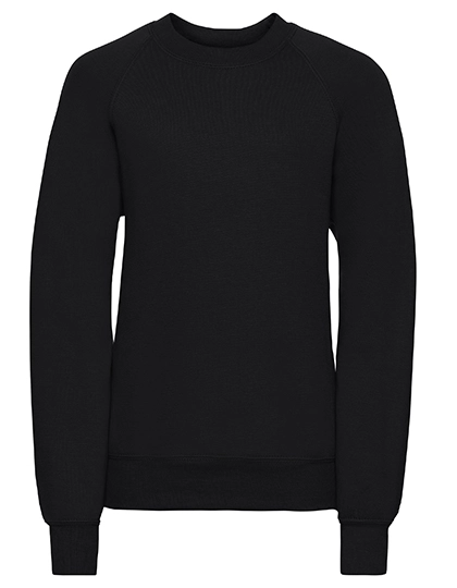 Kids´ Classic Sweatshirt zum Besticken und Bedrucken in der Farbe Black mit Ihren Logo, Schriftzug oder Motiv.
