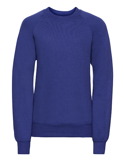 Kids´ Classic Sweatshirt zum Besticken und Bedrucken in der Farbe Bright Royal mit Ihren Logo, Schriftzug oder Motiv.