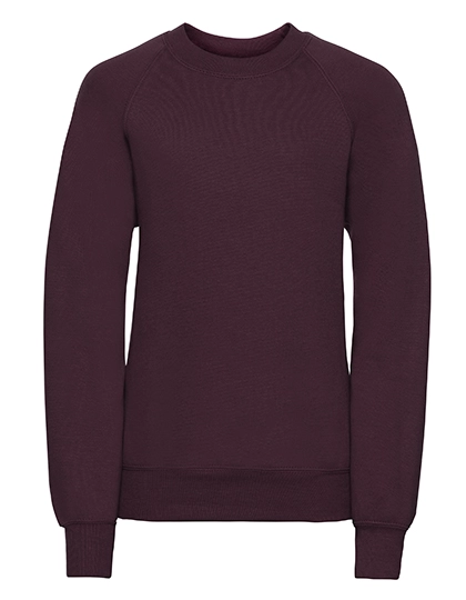 Kids´ Classic Sweatshirt zum Besticken und Bedrucken in der Farbe Burgundy mit Ihren Logo, Schriftzug oder Motiv.