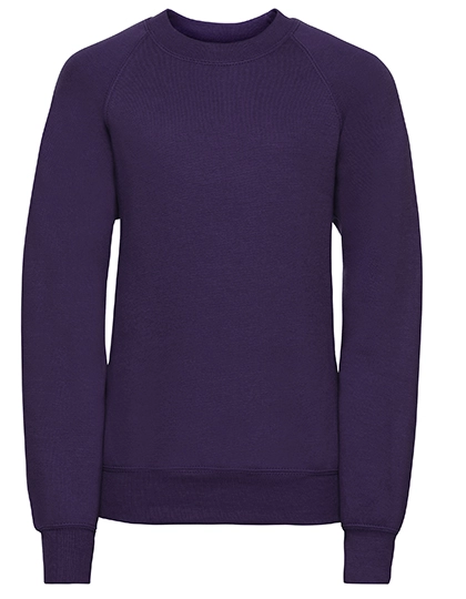 Kids´ Classic Sweatshirt zum Besticken und Bedrucken in der Farbe Purple mit Ihren Logo, Schriftzug oder Motiv.