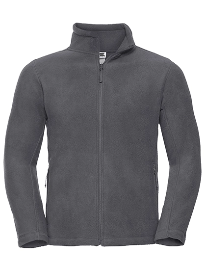 Men´s Full Zip Outdoor Fleece zum Besticken und Bedrucken in der Farbe Convoy Grey (Solid) mit Ihren Logo, Schriftzug oder Motiv.
