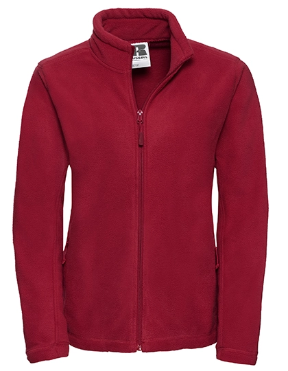 Ladies´ Full Zip Outdoor Fleece zum Besticken und Bedrucken in der Farbe Classic Red mit Ihren Logo, Schriftzug oder Motiv.