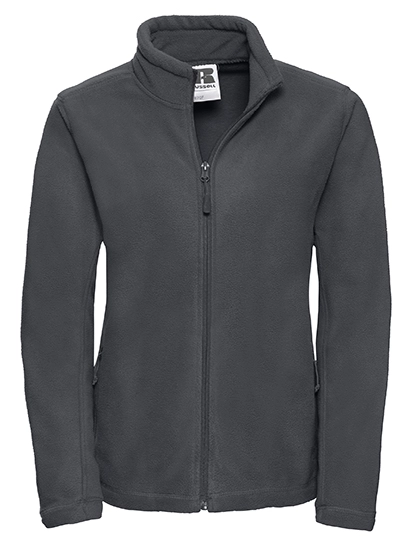 Ladies´ Full Zip Outdoor Fleece zum Besticken und Bedrucken in der Farbe Convoy Grey (Solid) mit Ihren Logo, Schriftzug oder Motiv.