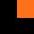 Kids´ Varsity Hoodie in der Farbe Jet Black-Orange Crush