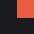 AC-Stockschirm Colorline in der Farbe Black-Orange