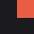 Two-Tone Pull-On Beanie in der Farbe Black-Fluorescent Orange