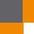Men´s Polo Shirt Patriot in der Farbe Dark Grey (Solid)-Orange-White-Orange