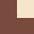 Colours Collection Contrast Bib Apron in der Farbe Brown (ca. Pantone 476)-Natural (ca. Pantone 1205)