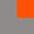 Tote Bag - San Diego in der Farbe Grey Melange-Neon Orange