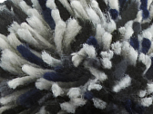 Hygge Striped Beanie in der Farbe Blue Steel