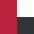 3-Tone Flexfit Cap in der Farbe Red-White-Black