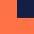 Reversible Soft Padded Safety Gilet in der Farbe Fluorescent Orange-Navy